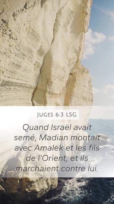 Juges 6:3 LSG Bible Verse Image