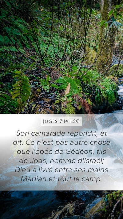 Juges 7:14 LSG Bible Verse Image