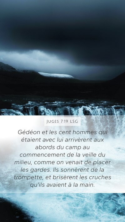 Juges 7:19 LSG Bible Verse Image