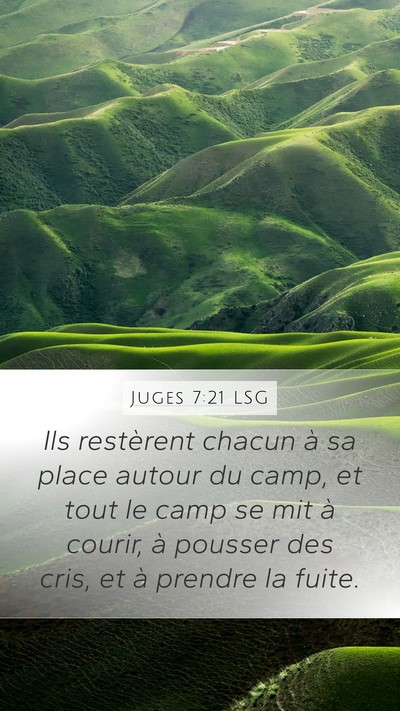 Juges 7:21 LSG Bible Verse Image