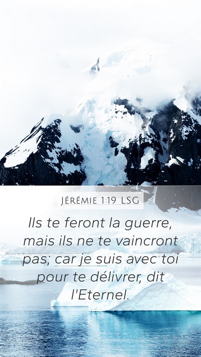 Jérémie 1:19 LSG Bible Verse Image