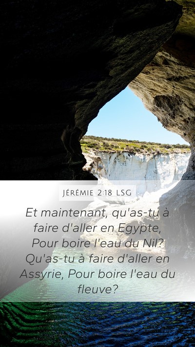 Jérémie 2:18 LSG Bible Verse Image