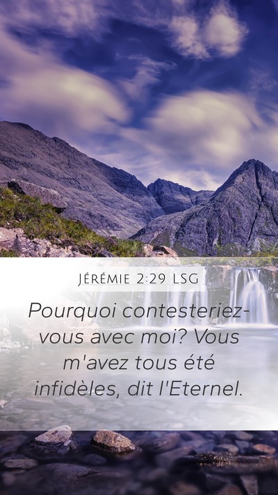 Jérémie 2:29 LSG Bible Verse Image