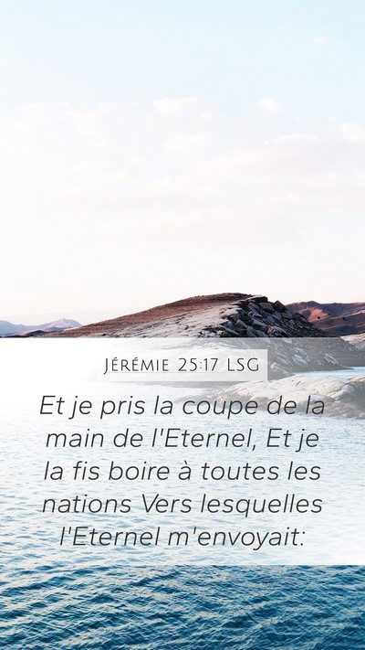 Jérémie 25:17 LSG Bible Verse Image