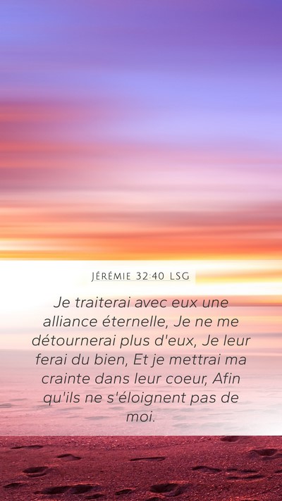 Jérémie 32:40 LSG Bible Verse Image