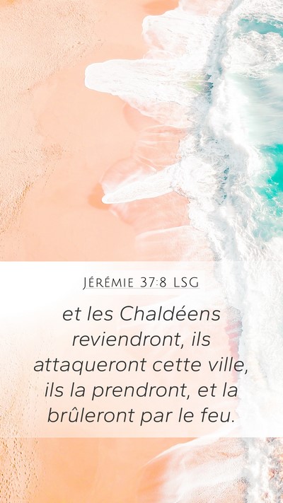 Jérémie 37:8 LSG Bible Verse Image