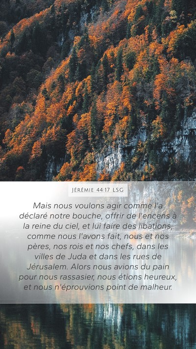 Jérémie 44:17 LSG Bible Verse Image