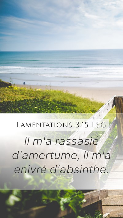 Lamentations 3:15 LSG Bible Verse Image