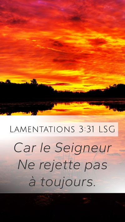Lamentations 3:31 LSG Bible Verse Image