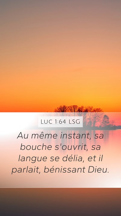 Luc 1:64 LSG Bible Verse Image