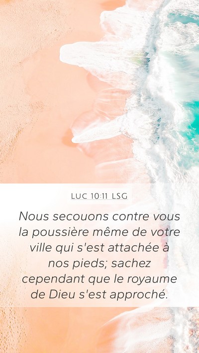 Luc 10:11 LSG Bible Verse Image