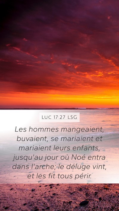 Luc 17:27 LSG Bible Verse Image