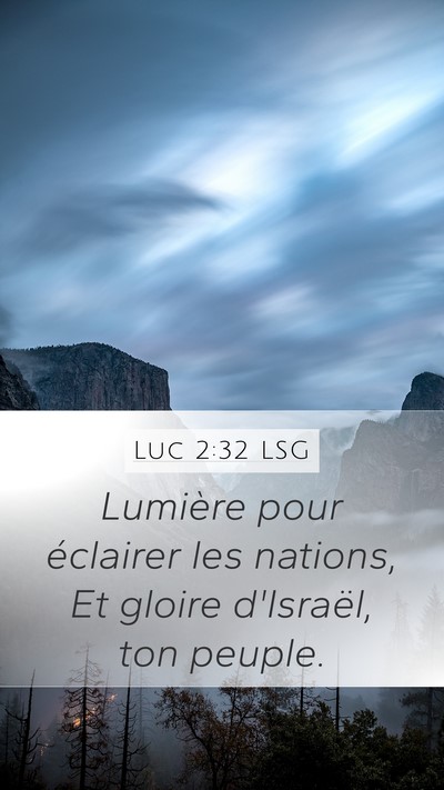 Luc 2:32 LSG Bible Verse Image