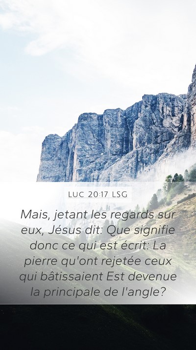 Luc 20:17 LSG Bible Verse Image