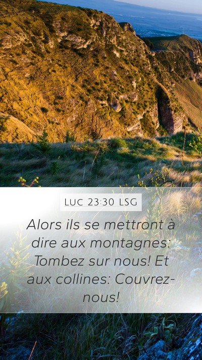 Luc 23:30 LSG Bible Verse Image