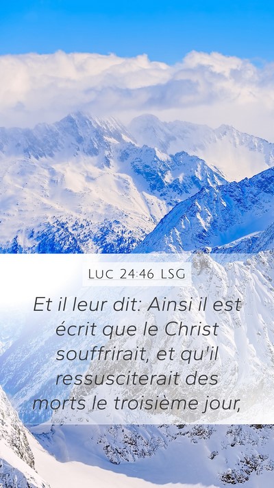 Luc 24:46 LSG Bible Verse Image