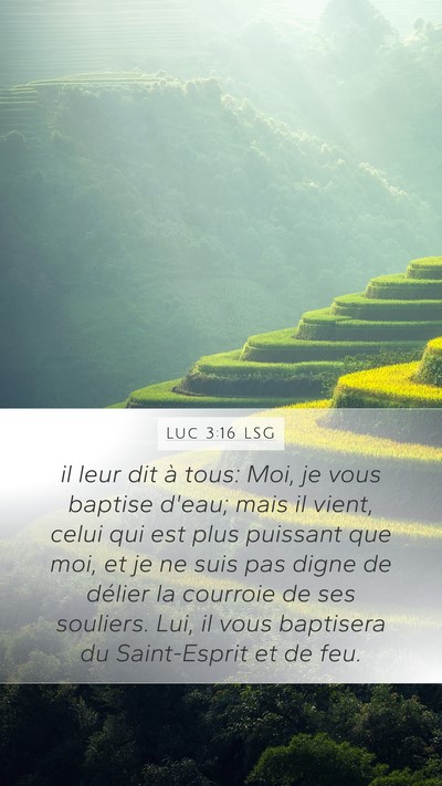 Luc 3:16 LSG Bible Verse Image