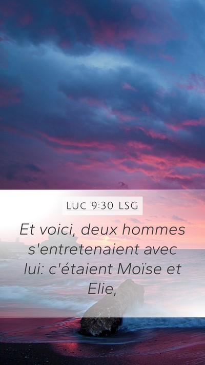 Luc 9:30 LSG Bible Verse Image