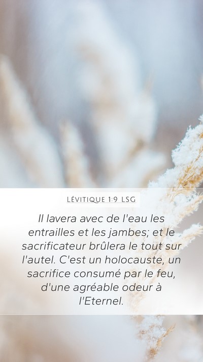 Lévitique 1:9 LSG Bible Verse Image