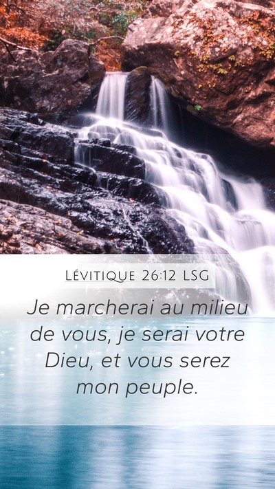 Lévitique 26:12 LSG Bible Verse Image