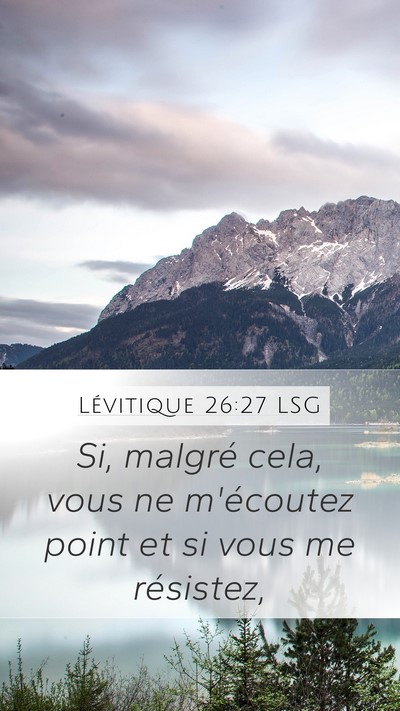 Lévitique 26:27 LSG Bible Verse Image