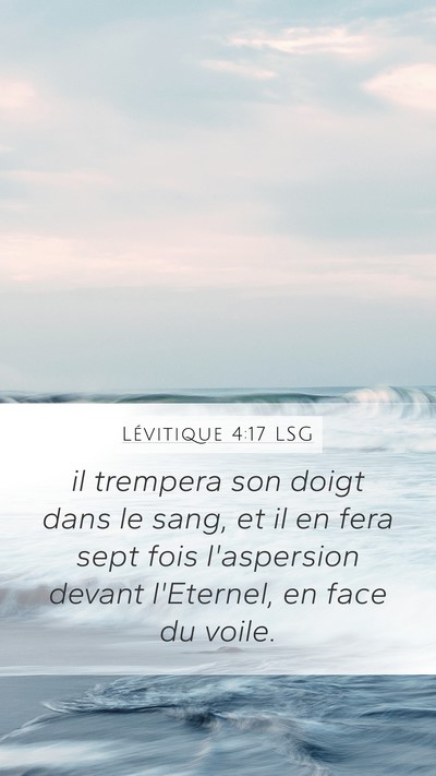 Lévitique 4:17 LSG Bible Verse Image