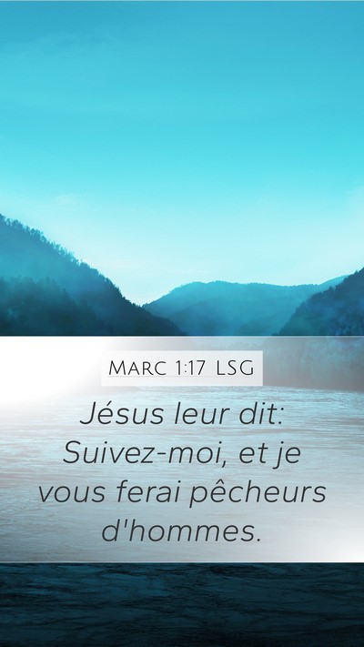 Marc 1:17 LSG Bible Verse Image