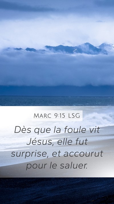 Marc 9:15 LSG Bible Verse Image