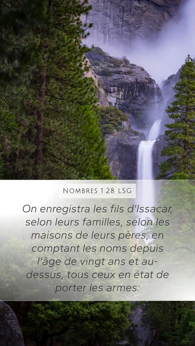 Nombres 1:28 LSG Bible Verse Image
