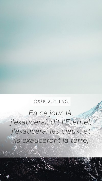 Osée 2:21 LSG Bible Verse Image