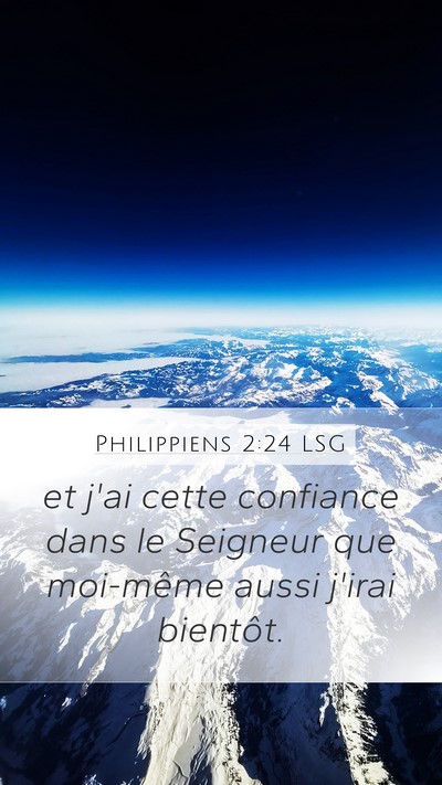 Philippiens 2:24 LSG Bible Verse Image