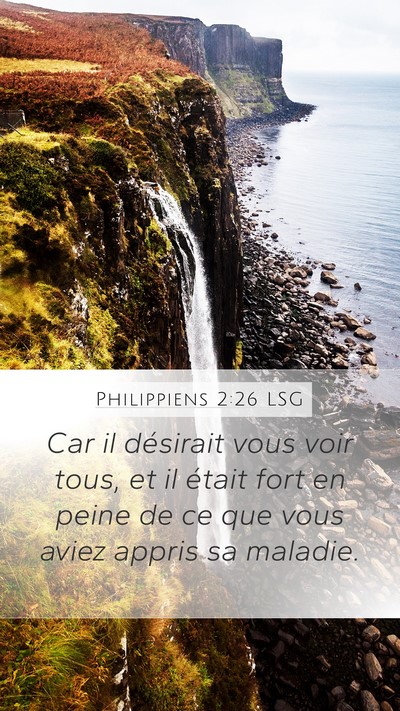 Philippiens 2:26 LSG Bible Verse Image