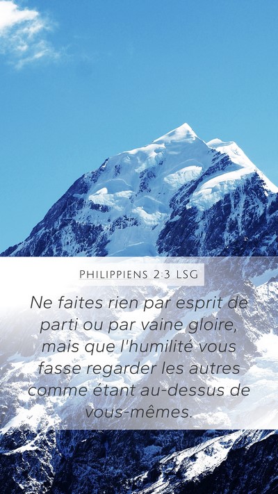 Philippiens 2:3 LSG Bible Verse Image
