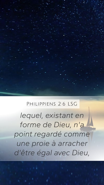 Philippiens 2:6 LSG Bible Verse Image
