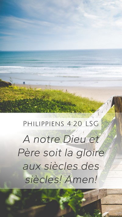 Philippiens 4:20 LSG Bible Verse Image