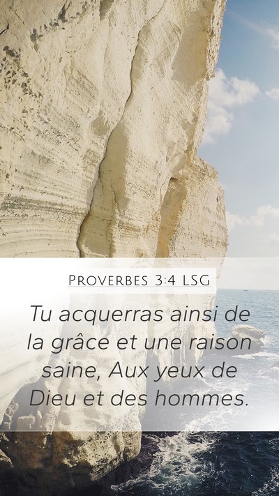 Proverbes 3:4 LSG Bible Verse Image