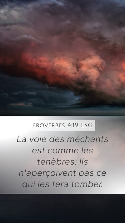 Proverbes 4:19 LSG Bible Verse Image