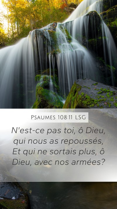 Psaumes 108:11 LSG Bible Verse Image