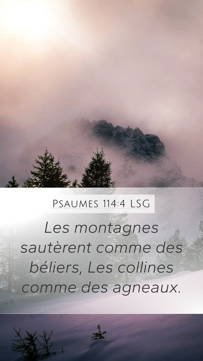 Psaumes 114:4 LSG Bible Verse Image