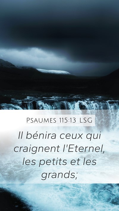 Psaumes 115:13 LSG Bible Verse Image