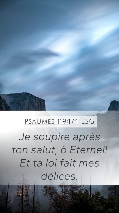 Psaumes 119:174 LSG Bible Verse Image