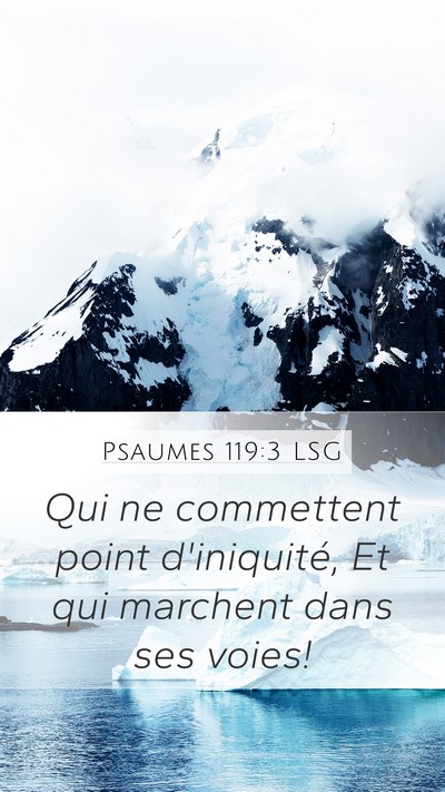 Psaumes 119:3 LSG Bible Verse Image