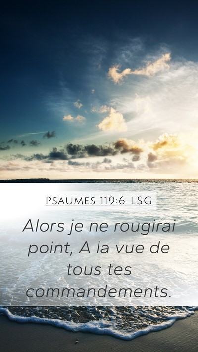 Psaumes 119:6 LSG Bible Verse Image