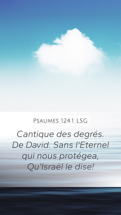 Psaumes 124:1 LSG Bible Verse Image