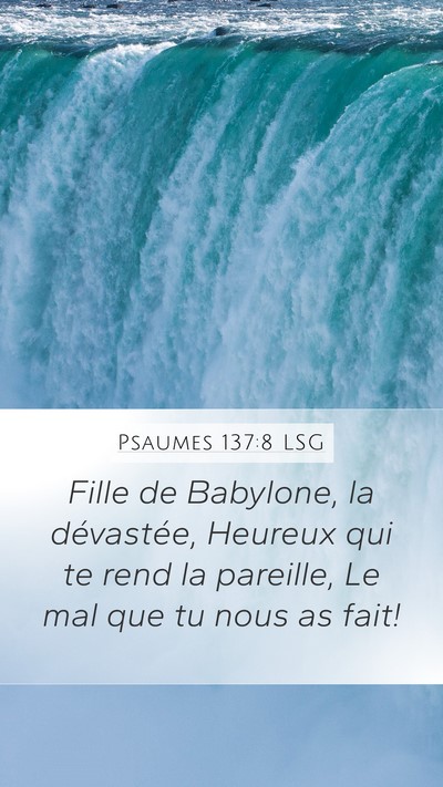 Psaumes 137:8 LSG Bible Verse Image