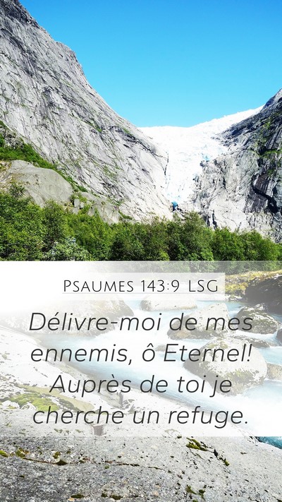 Psaumes 143:9 LSG Bible Verse Image