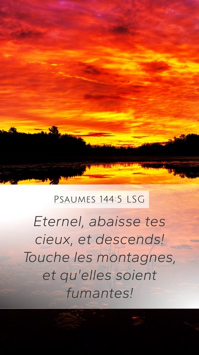 Psaumes 144:5 LSG Bible Verse Image