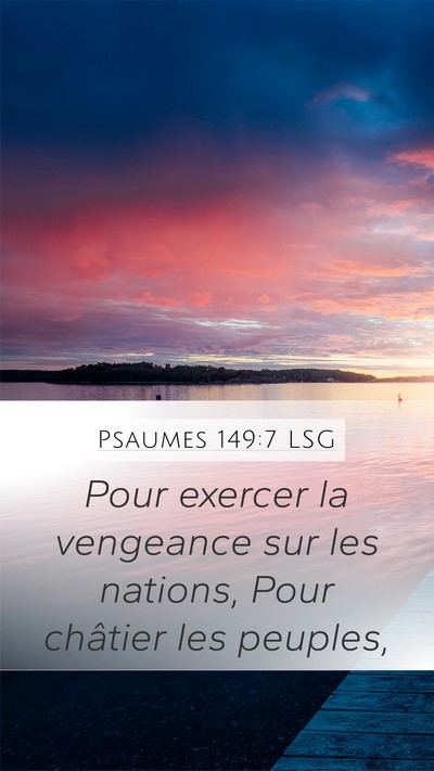 Psaumes 149:7 LSG Bible Verse Image