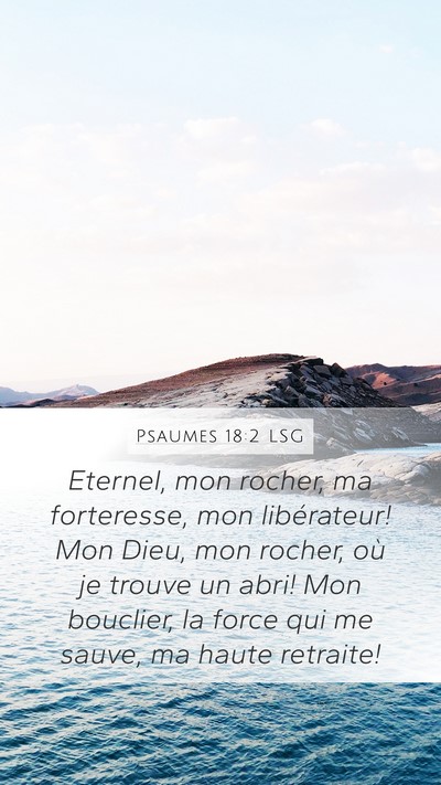 Psaumes 18:2 LSG Bible Verse Image