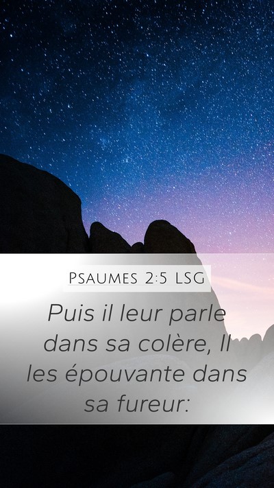 Psaumes 2:5 LSG Bible Verse Image